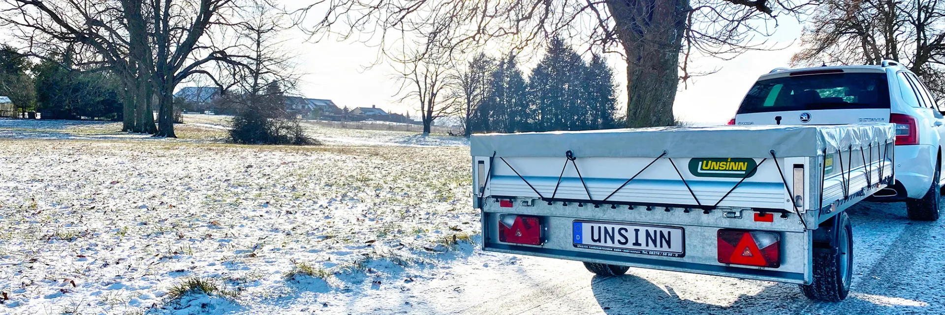 Anhänger sicher durch den Winter bringen 