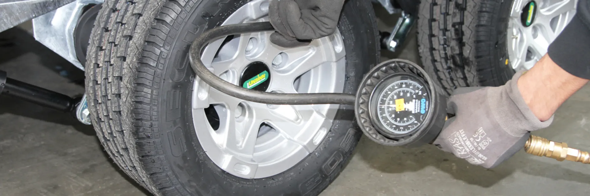 Der richtige Reifendruck des Anhängers