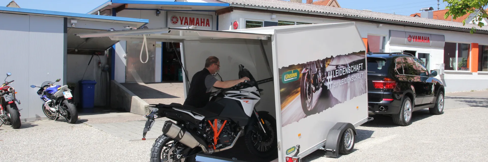 Kofferanhänger für Motorrad