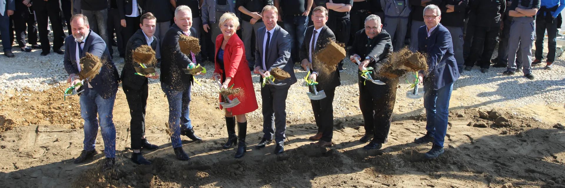 Spatenstich 2018 Firma Unsinn 