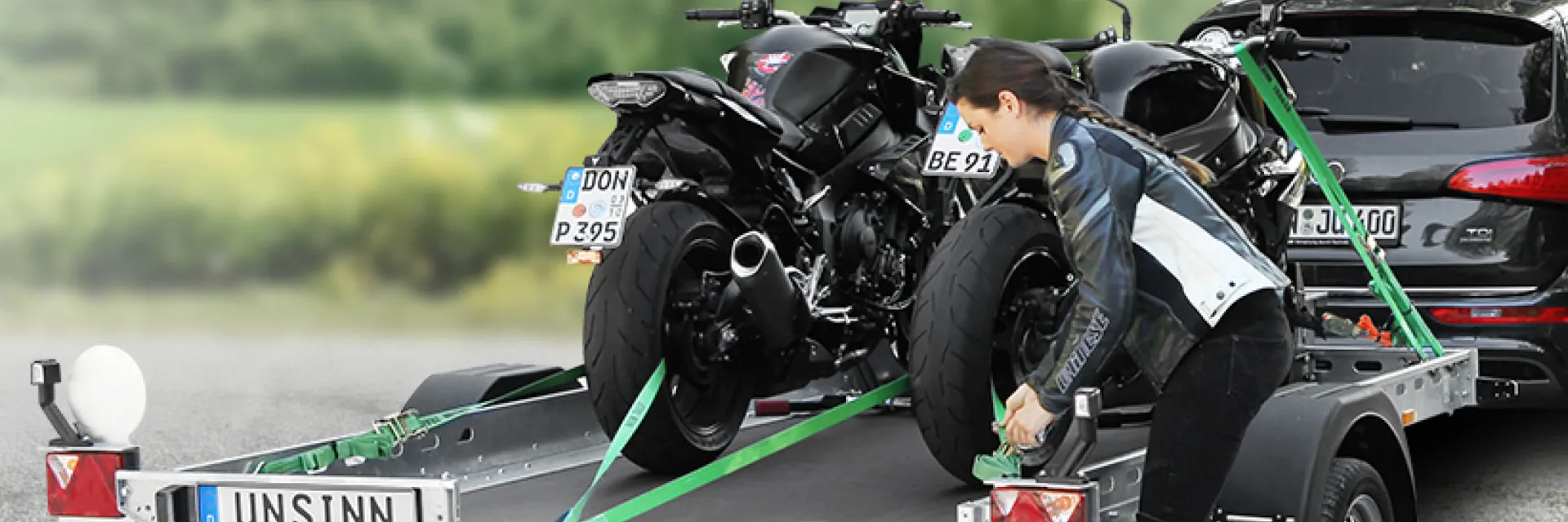 Transport Motorradanhänger 