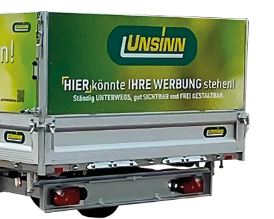 2 Werbeträgerplatten aus Dibond®-Aluminium gefräst & nach Kundenwunsch bedruckt inkl. Montagematerial, für Stahlaufsatz KombiLine 1500x750 mm