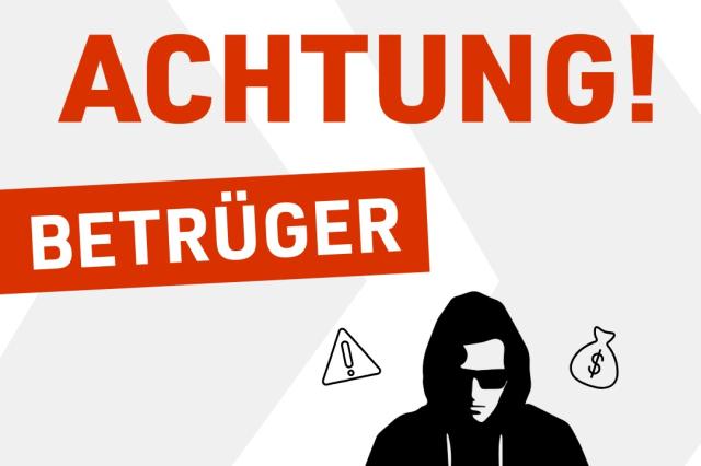 Bild Warnung vor Betrügern
