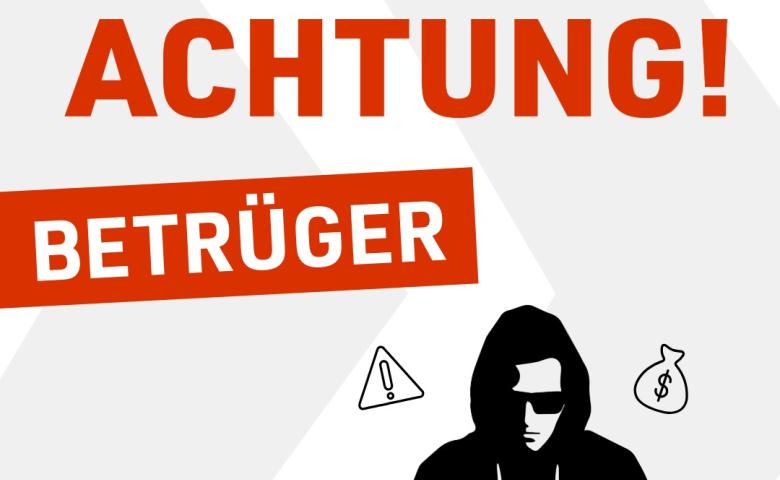 Bild Warnung vor Betrügern