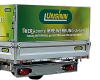 2 Werbeträgerplatten aus Dibond®-Aluminium gefräst & nach Kundenwunsch bedruckt inkl. Montagematerial, für Stahlaufsatz KombiLine 1500x750 mm