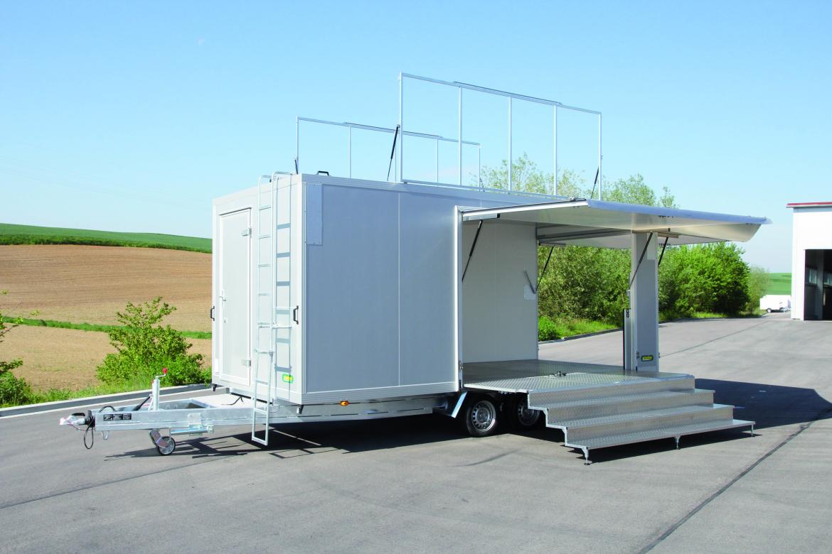 Klappe Anhänger Tür 